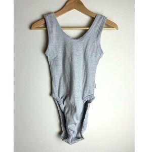 Calida ribbed tank bodysuit Heather grey size XS